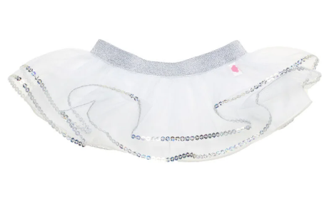 Build-A-Bear White and Silver Tutu